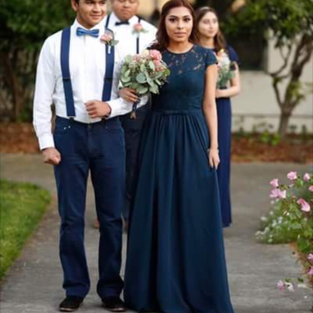 Navy blue Bridesmaid dress